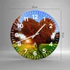 Wanduhr - Rund - Glasuhr - Baum Park Frühling Herz - Produktbild-Vorschau 3