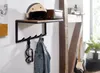 FineBuy Portemanteau mural en bois massif d'acacia 70 cm Voir les images du produit 2
