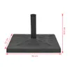 vidaXL Supporto per ombrellone in resina quadrato nero 19 Anteprima dell’immagine prodotto 6