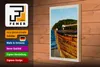 Holzschild Reise 20x30cm Binz Strand Meer Gebirge Wälder Produktbild-Vorschau 3