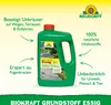 A green plastic bottle of Neudorff BioKraft Grundstoff Essig with text and graphics highlighting its features. Produktbild-Vorschau