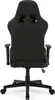 Rear view of a black gaming chair on a white background. Produktbild-Vorschau
