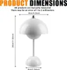 Kabellos Nachttischlampen,LED Tischlampe,Touch Dimmbare Produktbild-Vorschau 7