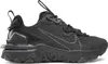 A black Nike React Vision M CD4373-004 shoe is shown against a white background. Voir les images du produit