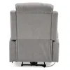 The back view of a gray recliner chair. Náhľad obrázku produktu