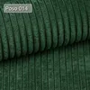 A close-up of green corduroy fabric, showing the texture and ribbed pattern. Produktbild-Vorschau