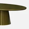 sweeek - Ovaler Couchtisch mit Hochglanz-Oberfläche - Khaki Produktbild-Vorschau 3