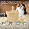 LuxeBath Saunazubehör-Set aus massivem Kiefernholz, 2-tlg Produktbild-Vorschau 2