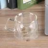 Dvojstenný izolovaný sklenený pohár, tepelne odolný pohár, Náhľad obrázku produktu 3