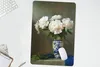 MuchoWow® Mauspad Mousepad Vase - Pfingstrosen - Weiß 40x60 Produktbild-Vorschau 5