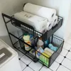 Organizer Pod Zlew Kuchnia Łazienka Składany 28Cm Biały Podgląd zdjęcia produktu 2