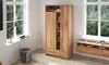 Kleiderschrank Zigo Kernbuche massiv 90x60x190 mit 2 Türen Produktbild-Vorschau 3