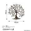 Wallity, Tree - 3, décoration murale, multicolore, métal, Voir les images du produit 7