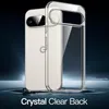 A clear phone case is shown on a dark, reflective surface with water ripples. Anteprima dell’immagine prodotto