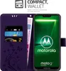 Cadorabo kryt pre Motorola MOTO G7 POWER in FLORAL DARK Náhľad obrázku produktu 2