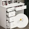 Schminktisch mit LED und Hocker, Frisiertisch mit 5 Produktbild-Vorschau 4