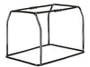 A black metal frame for a pet carrier or crate. Produktbild-Vorschau