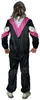 80er Jahre Trainingsanzug für Herren in Schwarz mit Pink Produktbild-Vorschau 5