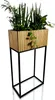 Blumenbeet čtvercový LOFT FIORINO Lamely 42x22x80 cm Náhled obrázku produktu 1