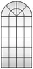 vidaXL Specchio da parete nero 60x130 cm Ferro curvo Anteprima dell’immagine prodotto 8