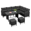 Yaheetech 4-tlg. Gartenmöbel Set aus Polyrattan, Lounge Produktbild-Vorschau 1