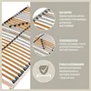 Lattenrost 90x200 cm vormontiert 28 Latten 5-Zonen Produktbild-Vorschau 3