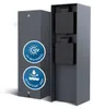 UNITEC Steckdosensäule Edelstahl IP44 m 2Std Produktbild-Vorschau 1