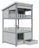 Merax Outdoor-Katzenhaus Mit 2 Etagen, Wetterfeste Produktbild-Vorschau 9
