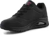 A black Skechers Uno-Highlight Love shoe is shown from a side angle against a white background. Anteprima dell’immagine prodotto