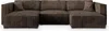 Masseno Ecksofa SARMO P mit Schlaffunktion U-Form, Sofa mit Produktbild-Vorschau 11