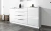 Kommode "Oliva" 166cm, weiß-glänzend Produktbild-Vorschau 5
