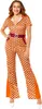 Retro Overall Damenkostüm Orange 70er Jahre - M Produktbild-Vorschau 1