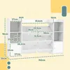 AIYAPLAY Kinder-Bücherregal für Spielzeug mit 8 Produktbild-Vorschau 3