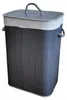 Ekspand | Panier à linge - Gris - 72 L - Bambou - 40 x 30 x Voir les images du produit 2