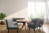 Stuhl Mesilla gepolstert Chenille-Optik 41x60x94 cm (BxTxH) Produktbild-Vorschau 2