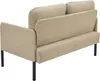 A rear view of a beige sofa. Podgląd zdjęcia produktu