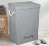 Volně stojící koš na prádlo, odstíny šedé a stříbrné LOGIC Náhled obrázku produktu 5