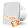 150mm 18W/35db Badlüfter Leiser Wandventilator, 240m³/h Produktbild-Vorschau 1