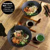 Moritz & Moritz 2x Ramen Schwarz mit Rillen Produktbild-Vorschau 3