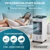 MONZANA® Luftkühler 4in1 mobil 60W 330m³/h Oszillation 3,5L Produktbild-Vorschau 2