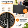 Skládací stůl Rijoka, vzhled dřeva, zahradní stůl – Náhled obrázku produktu 17