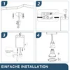 ZMH Aufbauspot 4er weiß Aufbaustrahler GU10 Aufbauleuchte Produktbild-Vorschau 8