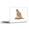 MuchoWow® Laptop Aufkleber Sticker Cover Tiger - Gras - Produktbild-Vorschau 1
