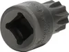 KS Tools  1/4" Bit-Stecknuss XZN, M10, extra kurz, 911.1856 Produktbild-Vorschau 2