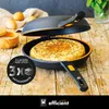 BRA Efficient A271462, Rotondo, Nero, Arancione, Teflon Anteprima dell’immagine prodotto 6