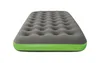 A gray inflatable mattress with a green base, shown on a white background. Podgląd zdjęcia produktu