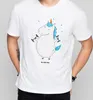 Mr. & Mrs. Panda Tshirt Einhorn Fitness - Weiß - Geschenk, Produktbild-Vorschau 4