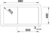 BLANCO METRA XL 6 S, Silber, 1 Becken, 490 x 430 mm, 19 cm, Produktbild-Vorschau 6
