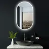 HOKO Badspiegel LED 60 x 100 cm Wandspiegel Oval + LED Produktbild-Vorschau 10