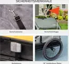 PawHut 3-in-1 Hundeanhänger Haustierhaus, Lastenanhänger Produktbild-Vorschau 6